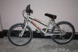 A CHILDS WHITE ROCK BICYCLE