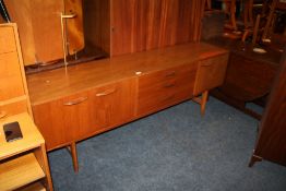 A RETRO TEAK 'AVALON' SIDEBOARD H-72 W-204 CM