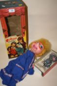 A LARGE BOXED PELHAM PUPPET 'BOGGLES'(?) TOGETHER WITH A SMALLER EXAMPLE