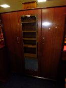 E.GOMME FOR G-PLAN A RETRO TRIPLE WARDROBE H-171 W-122 CM