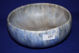 A RUSKIN STYLE POTTERY BOWL