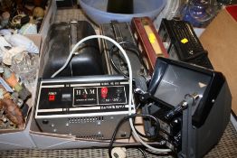 A COLLECTION OF VINTAGE RADIOS AND ELECTRICALS ETC.