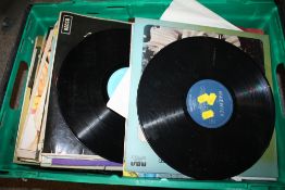 A TRAY OF MOSTLY CLASSICAL LP RECORDS