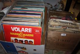 TWO BOXES OF ASSORTED RECORDS