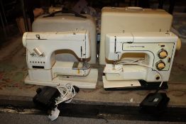 A FRISTER ROSSMANN 904 SEWING MACHINE TOGETHER WITH A NECCHI SEWING MACHINE (2)