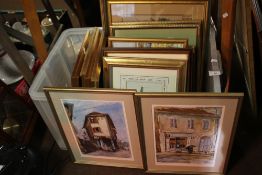 A QUANTITY OF PICTURES AND PRINTS