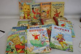 A COLLECTION OF RUPERT BEAR ANNUALS, to include issues dated 1960,1961, and 1965 and some collectors