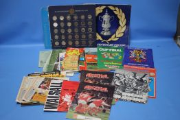 A QUANTITY OF FOOTBALL PROGRAMMES TO INCLUDE ENGLAND, CUP FINALS, WOLVES AND WBA PLUS FA CUP WINNERS