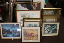 A QUANTITY OF PICTURES AND PRINTS