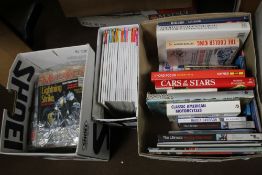 A SMALL QUANTITY OF MAINLY MOTORCYCLE AND CAR INTEREST BOOKS AND MAGAZINES