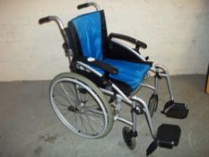 AN EXCEL VANOS FOLDING SELF PROPELLED WHEELCHAIR