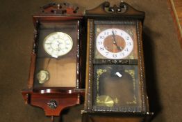 TWO WALLCLOCKS