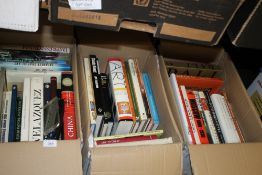 THREE BOXES OF ART REFERENCE BOOKS