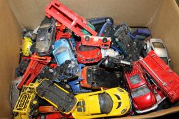 A COLLECTION OF DIECAST VEHICLES TO INCLUDE MAESTRO, CORGI, MATCHBOX ETC.