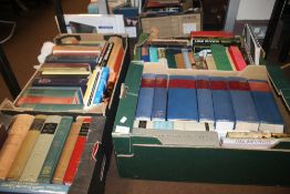 FOUR TRAYS OF BOOKS RELATING TO LAW