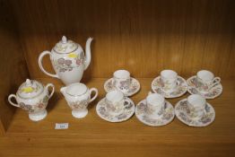 A WEDGWOOD 'LICHFIELD' COFFEE SET