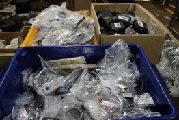 THREE BOXES OF COSTUME JEWELLERY A/F