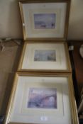THREE FRAMED AND GLAZED LIMITED EDITION J. M. W. TURNER PRINTS WITH CERTIFICATES OF AUTHENTICITY