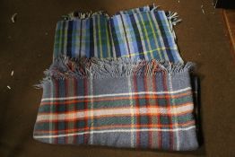 TWO WOOLLEN BLANKETS