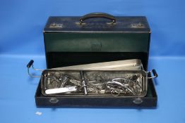 A MEDICAL/MIDWIFERY BAG WITH INSTRUMENTS