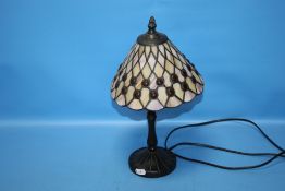 A TIFFANY STYLE LAMP