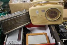 A COLLECTION OF VINTAGE RADIOS