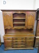 A SOLID OAK WELSH TYPE DRESSER H-199 W-156 CM