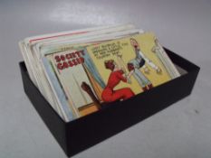 A COLLECTION OF VINTAGE HUMOROUS / SEASIDE THEMED POSTCARDS (APPROX 70)