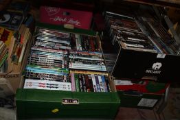 TEN TRAYS OF DVDS