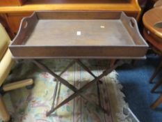 A VINTAGE OAK DUMB WAITER