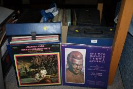 FIVE BOXES OF MOSTLY CLASSICAL LP RECORDS