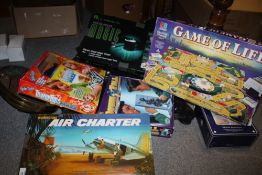 A QUANTITY OF BOARD GAMES ETC.