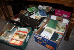 FIVE TRAYS OF ORNITHOLOGY AND ANIMAL BOOKS