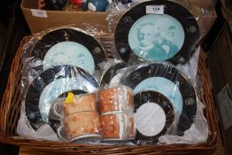 A WEDGWOOD MERCEDES BENZ PART TEA SET