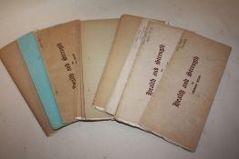 A QUANTITY OF CHARLES ATLAS HEALTH AND STRENGTH LEAFLETS