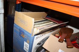 THREE CASES AND A BOX OF MOSTLY CLASSICAL LP RECORDS