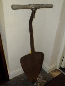 A 19TH CENTURY PEAT SHOVEL