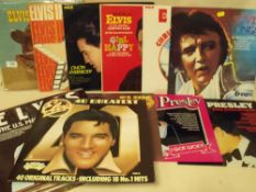 A QUANTITY OF ELVIS PRESLEY RECORDS (28)