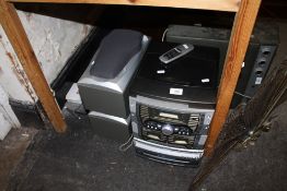 A ALBA STEREO SYSTEM WITH SPEAKERS