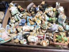 A TRAY OF CHERISHED TEDDIES FIGURES