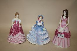 THREE MODERN ROYAL DOULTON LADY FIGURES, GRACE HN4906, HANNAH HN4999 AND SWEET SIXTEEN HN 5001