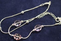 TWO MODERN SILVER / 925 BRACELETS - APPROX 6G