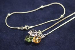 TWO MODERN SILVER / 925 BRACELETS - APPROX 6.1G