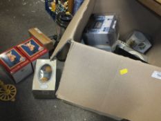 A QUANTITY OF BOXES ITEMS TO INCLUDE MUGS AND CHRISTMAS ITEMS