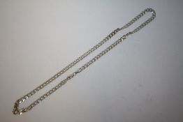 A STERLING SILVER CHAIN