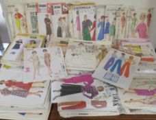 A QUANTITY OF VINTAGE SEWING PATTERNS (APPROX 60)