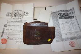 A COLLECTION OF MASONIC REGALIA RELATING WILLIAM DRYSDALE