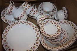 A TRAY OF ROYAL IMPERIAL AND SHELTONIAN CHINA