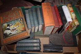 THREE BOXES OF ASSORTED BOOKS