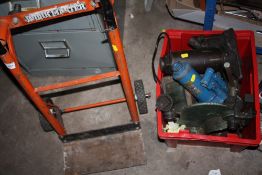 A WORKMASTER SACK TRUCK PLUS BOTTLE JACKS ETC